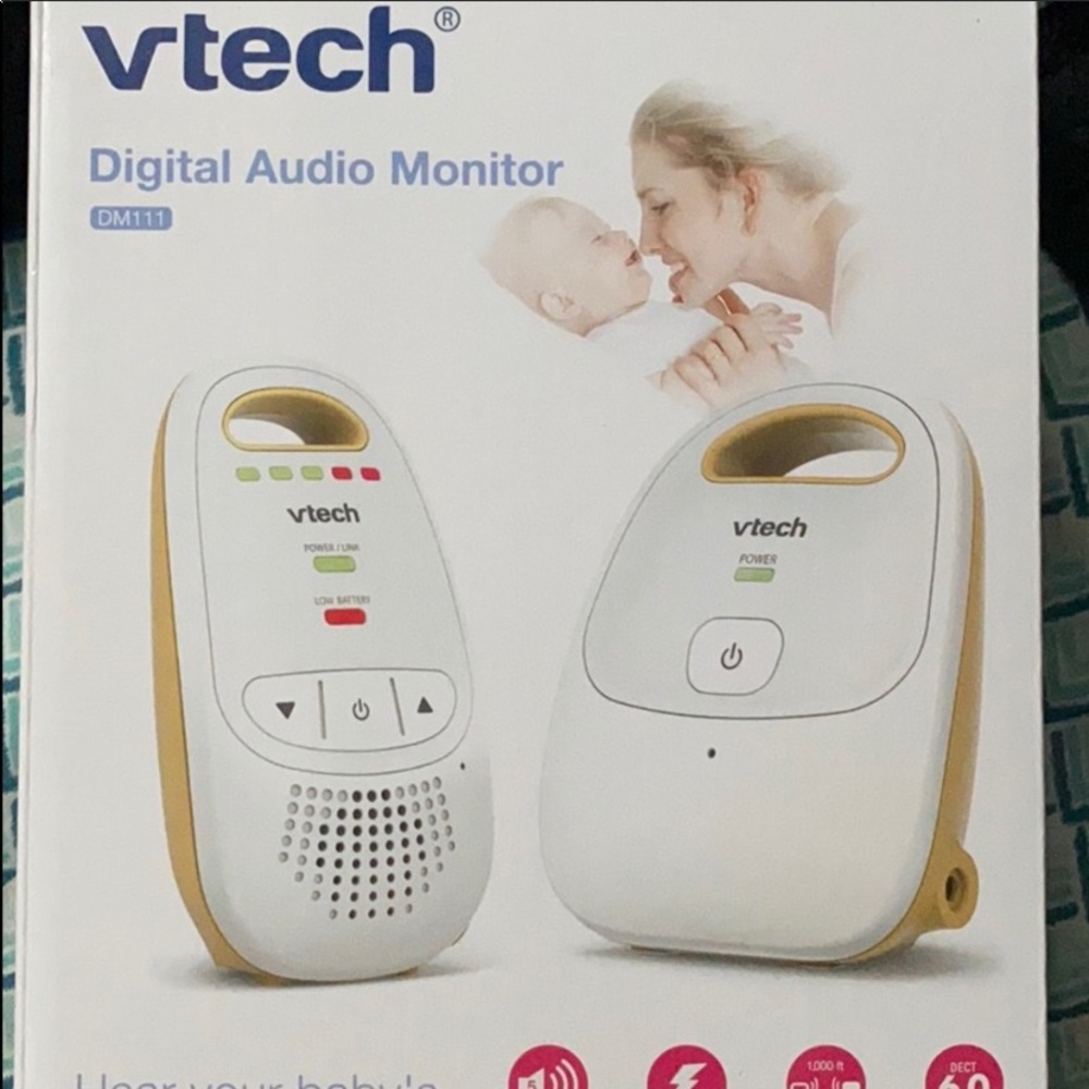 Baby monitor with alkaline batteries